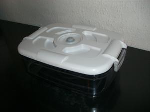 Vakuumcontainer / opbevaringsbeholder med vakuumfunktion, 0,8 liter, 1 stk